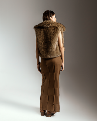 Golden Fox Faux Fur Gilet