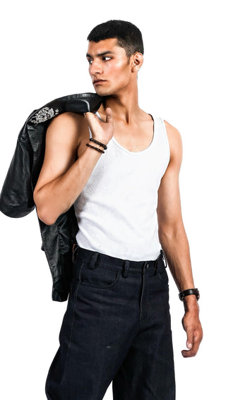 White Premium Tank Top