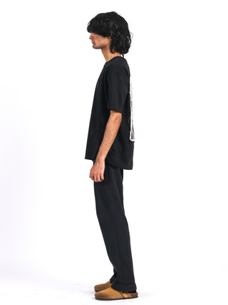 Walled City Threads Patchwork T-Shirt – Black