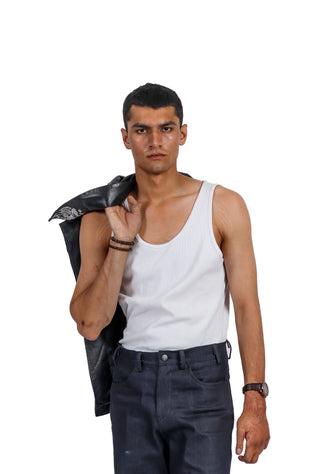 White Premium Tank Top